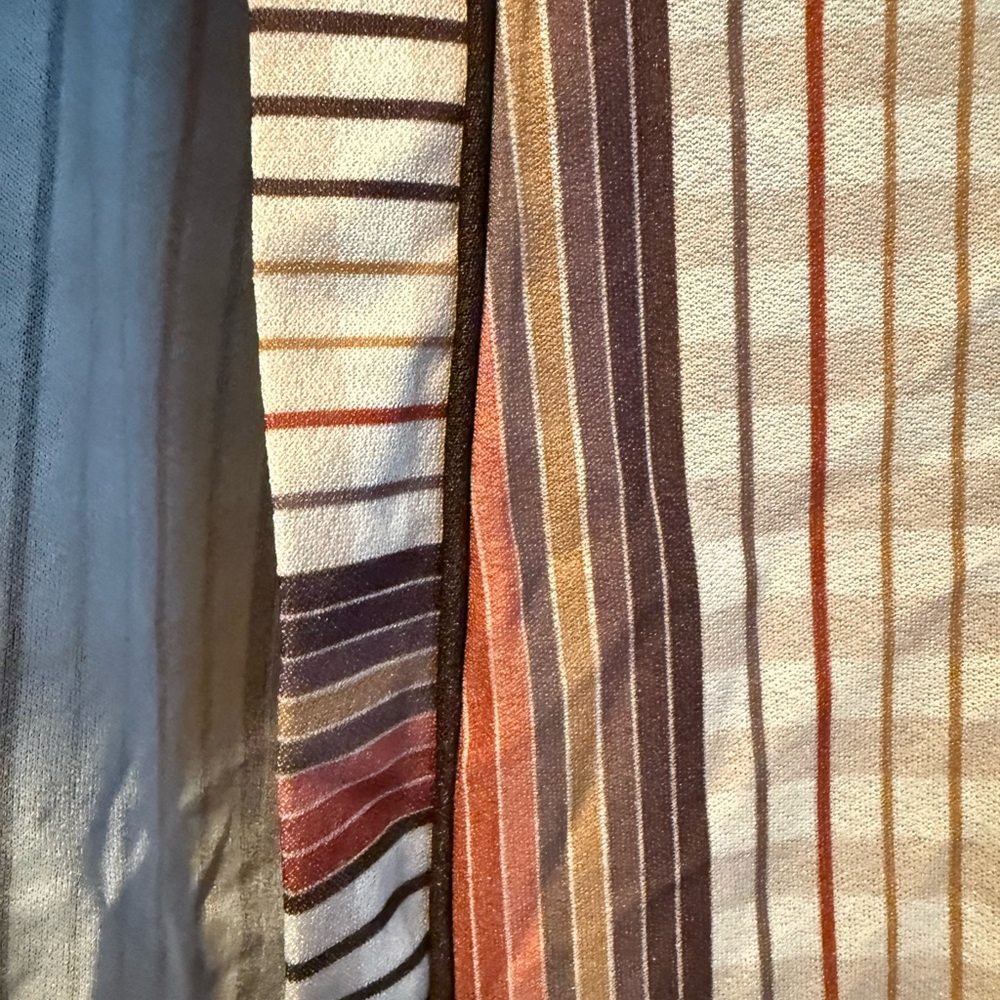 Striped Open-Front Shirt - Picture 2 of 6